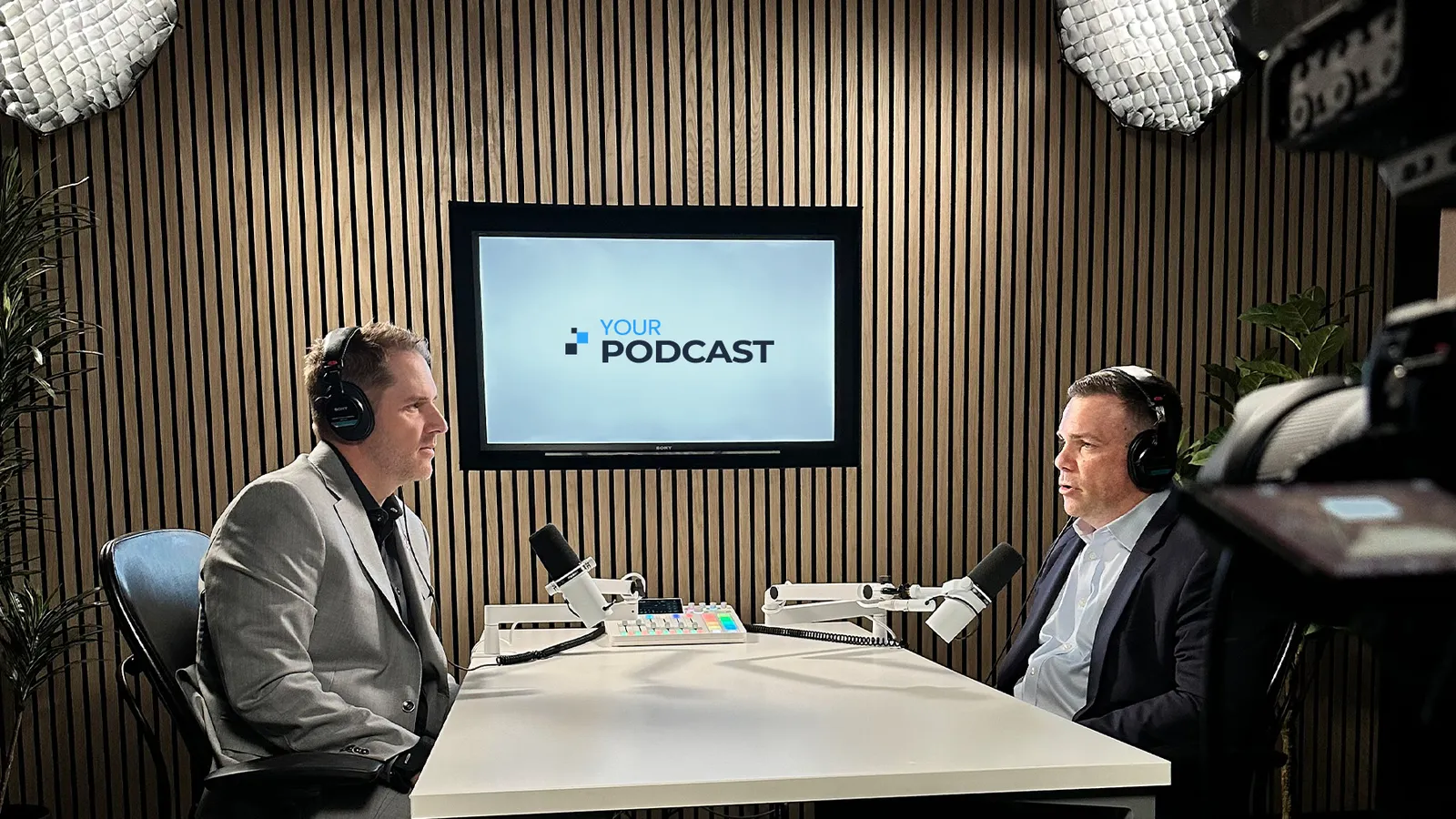 Anthem 4-person video podcast studio in Houston